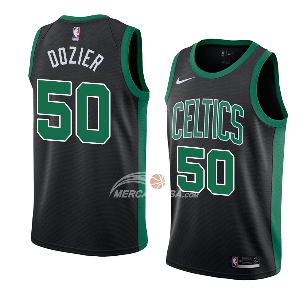 Maglia Boston Celtics P. J. Dozier Statement 2018 Nero